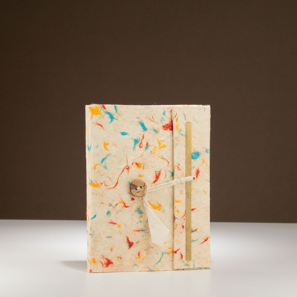 Lokta Mixed Colour Cotton Notebook Medium Size for Everyday Use