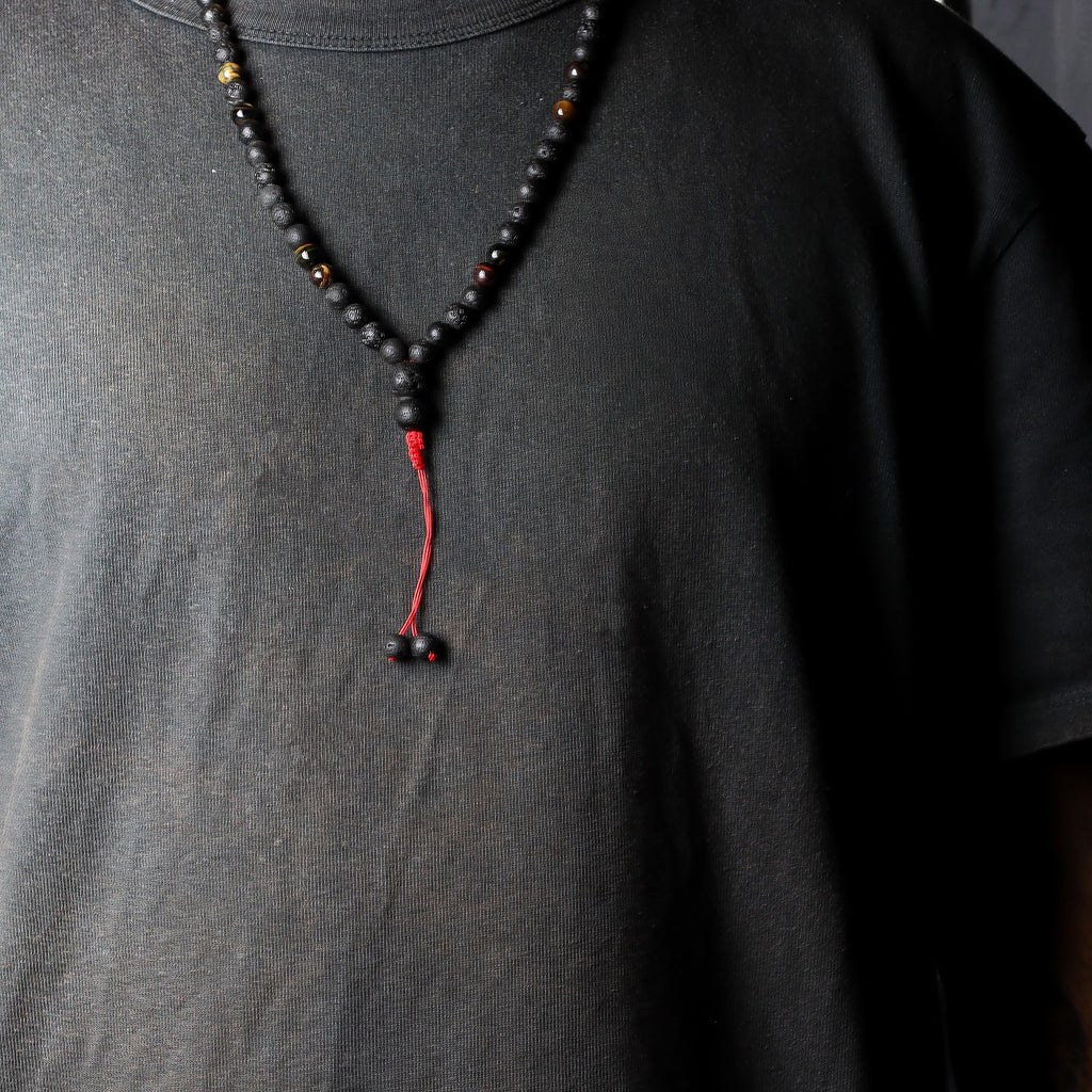 Essence of the Volcano Necklace with Natural Lava Stone Design