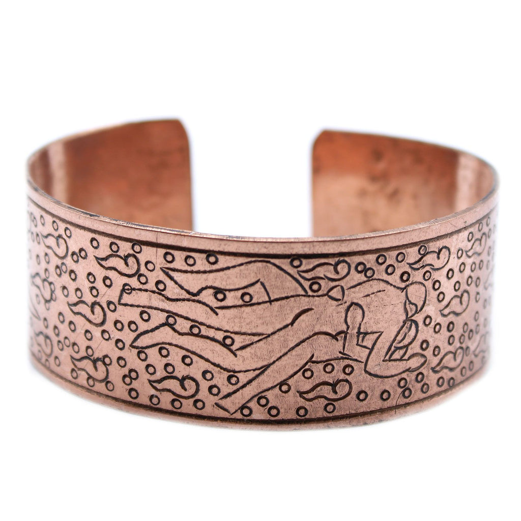 Copper Tibetan Bracelet Kamasutra for Unique Style and Elegance