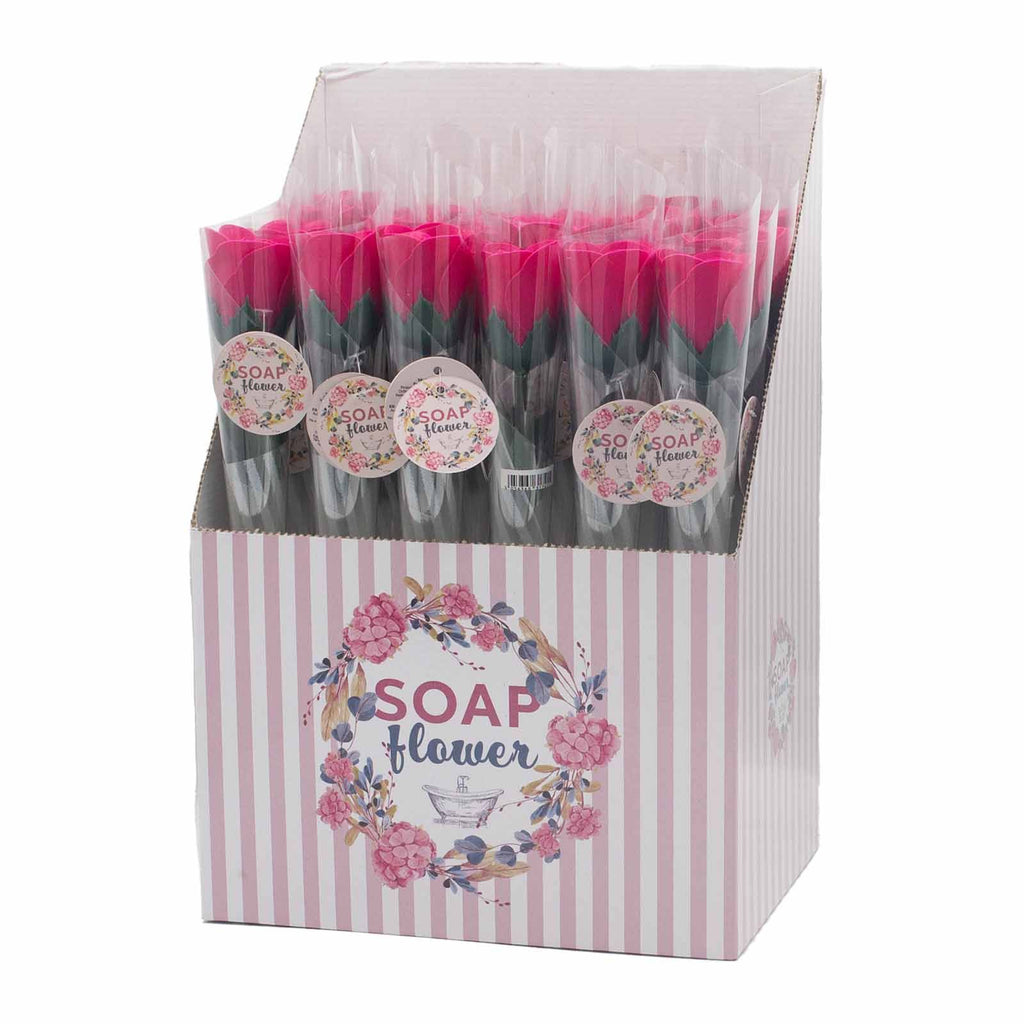 Small Pink Rose Soap Flower for Home Decor and Gifting