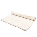 Large Indian Handloom Cotton Rug in Cream for Home Decor
