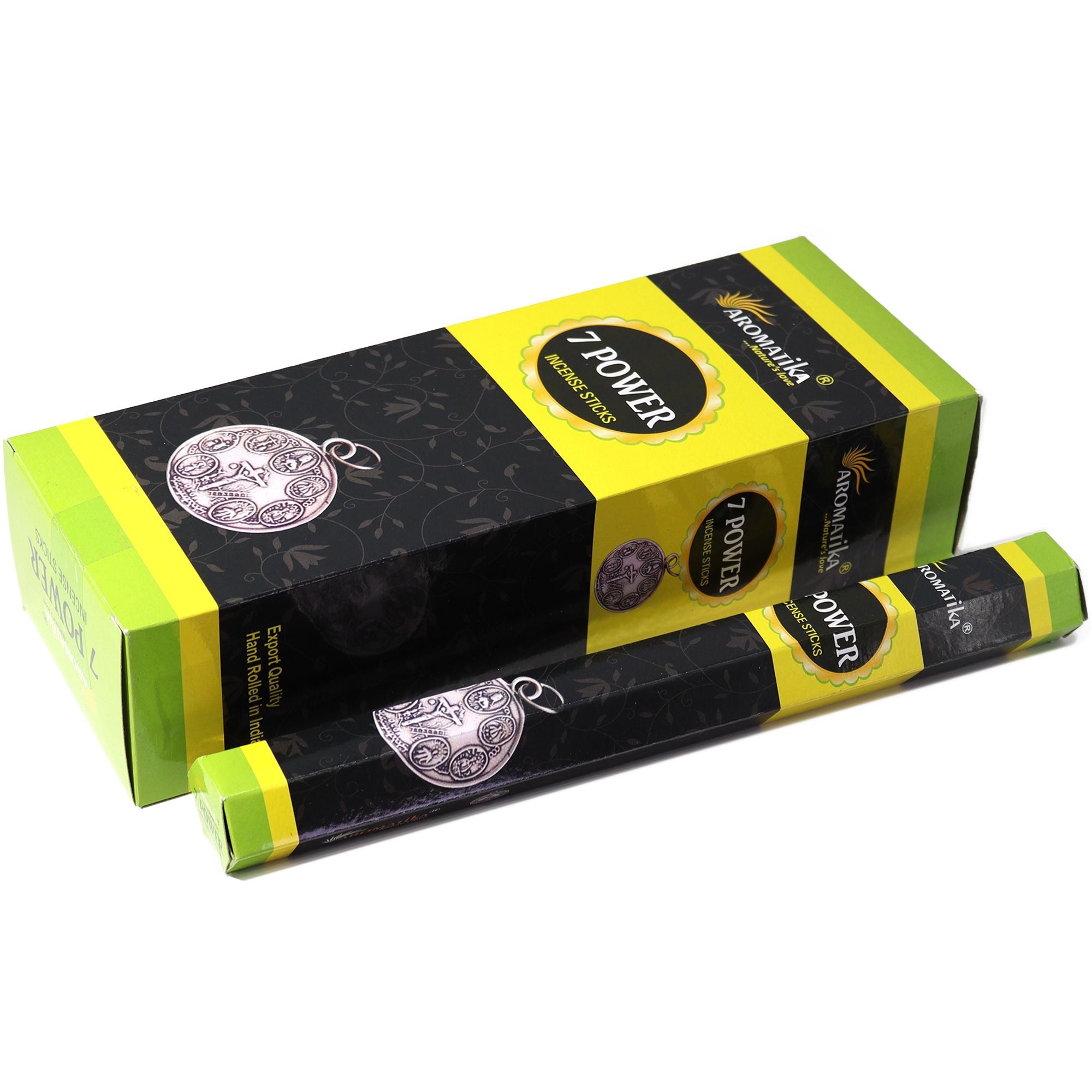 Aromatika Charcoal Free Hex Incense Sticks 7 Powers for Serenity