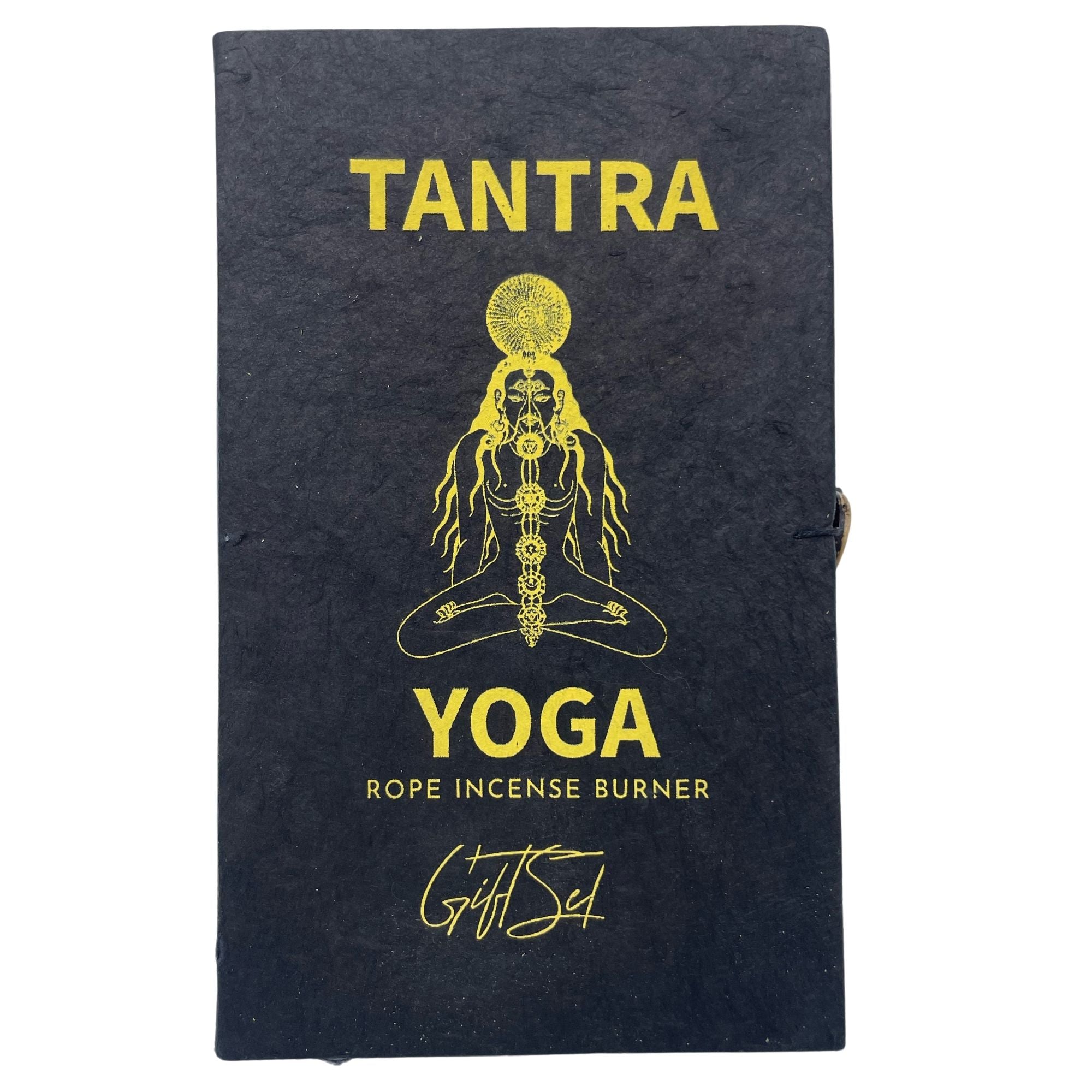 Rope Incense Set with Silver Plated Holder for Yoga Practice
