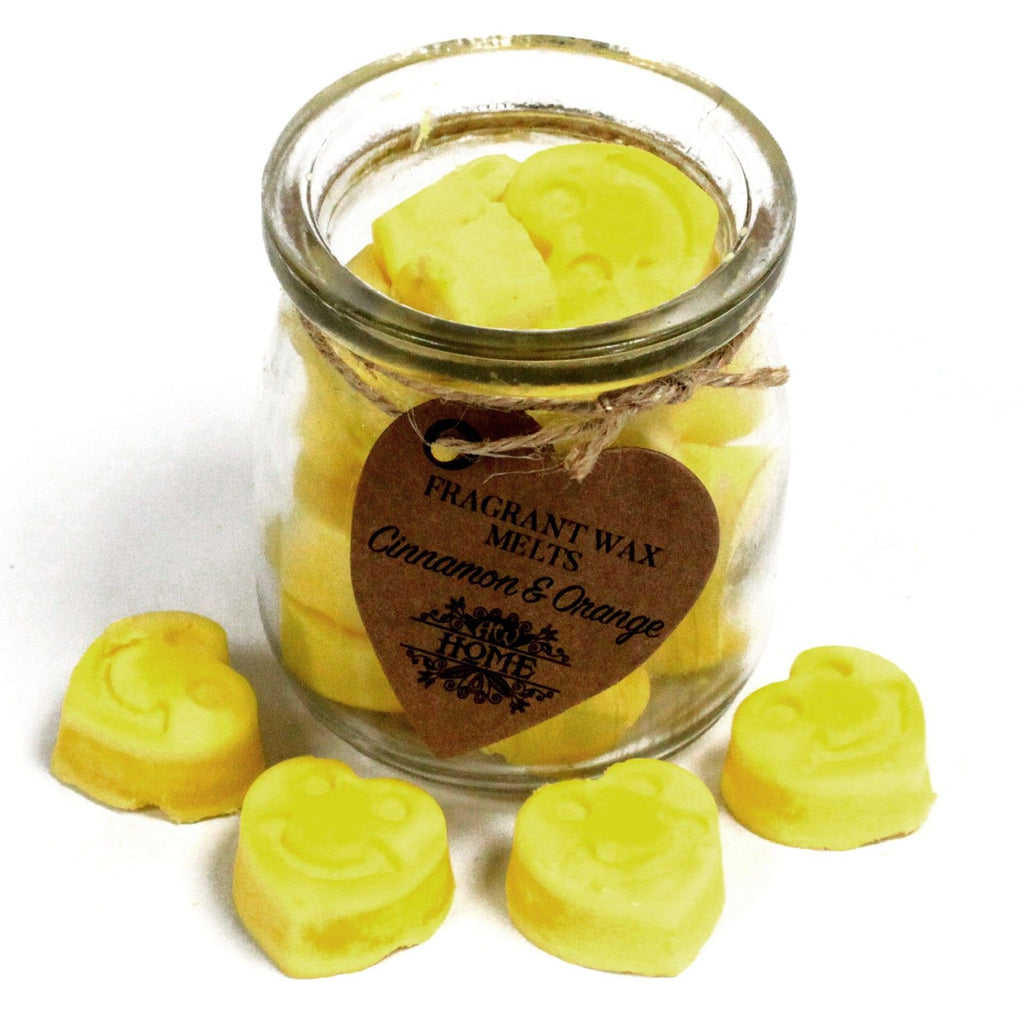 Soywax Melts Jar with Cinnamon and Orange for Home Fragrance