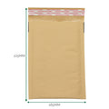 Kraft Padded Bubble Envelope for Secure Shipping 165x225+40mm
