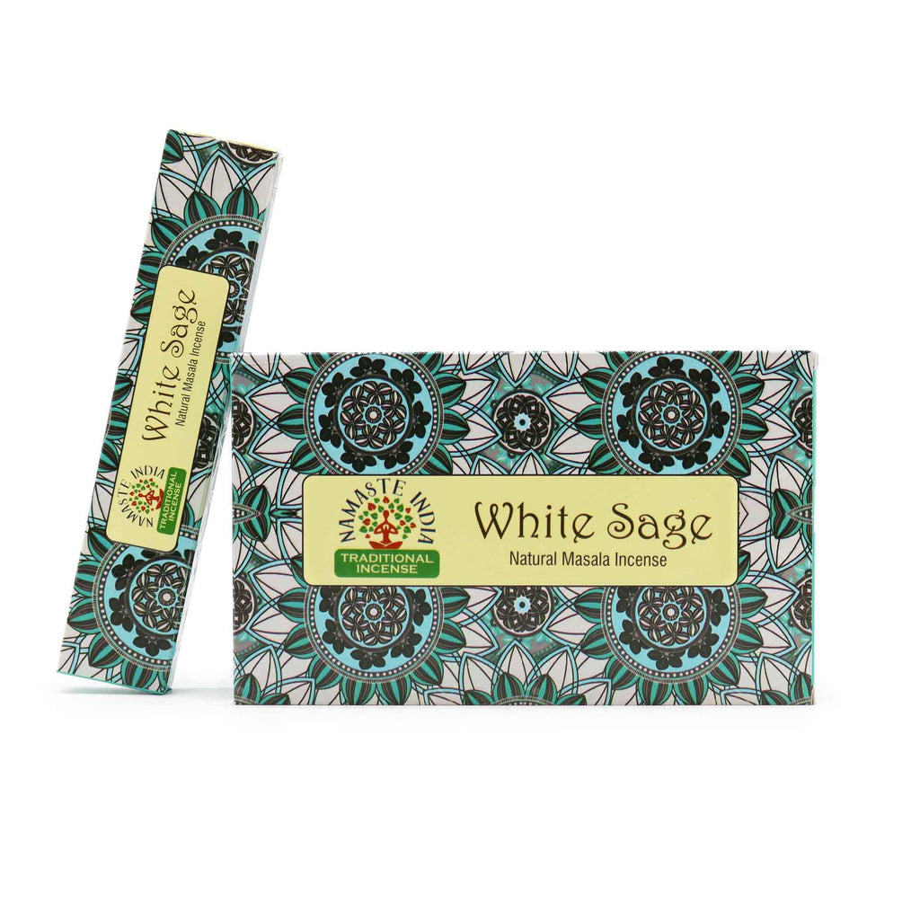 Namaste Mandala Masala Incense Sticks with White Sage Aroma