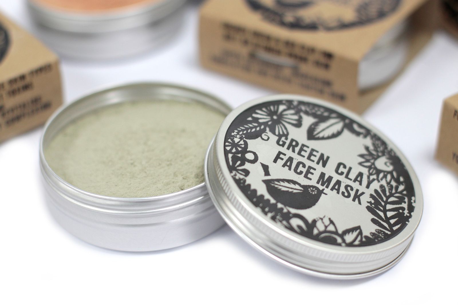 Agnes + Cat Green Clay Face Mask for Refreshing Skin Care Ritual