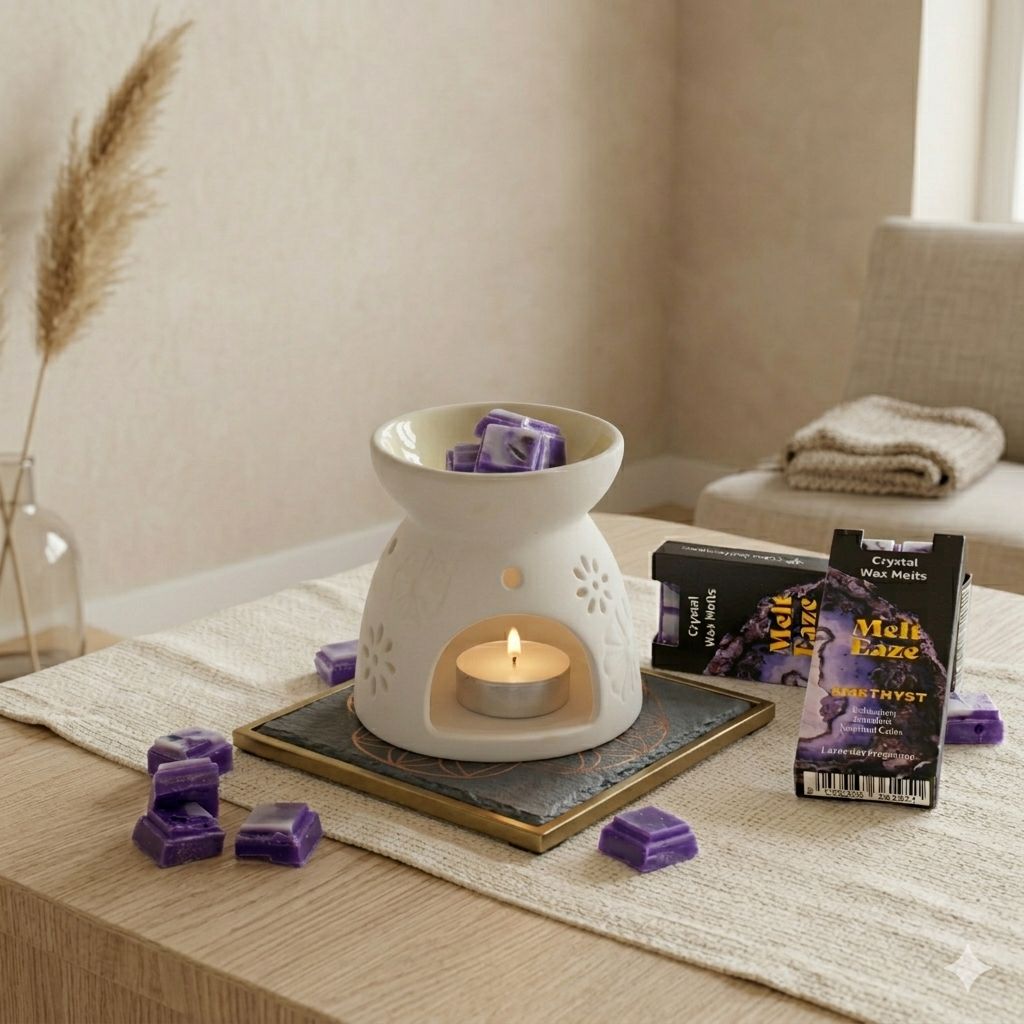 MeltEaze Wax Melts 50g Amethyst Dream with Lavender Scent