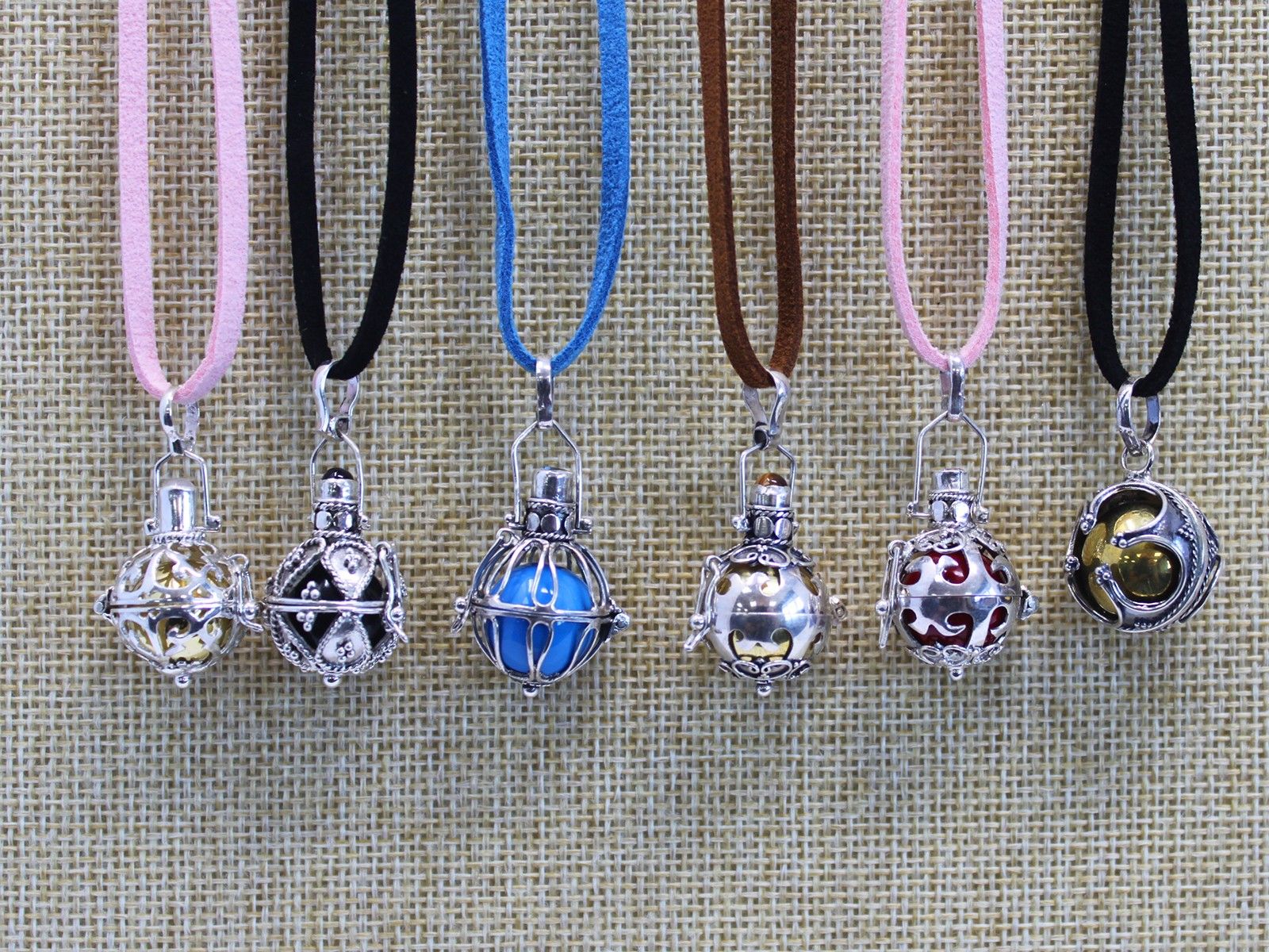Silver Angel Bell Protection 16mm for Good Fortune and Blessings