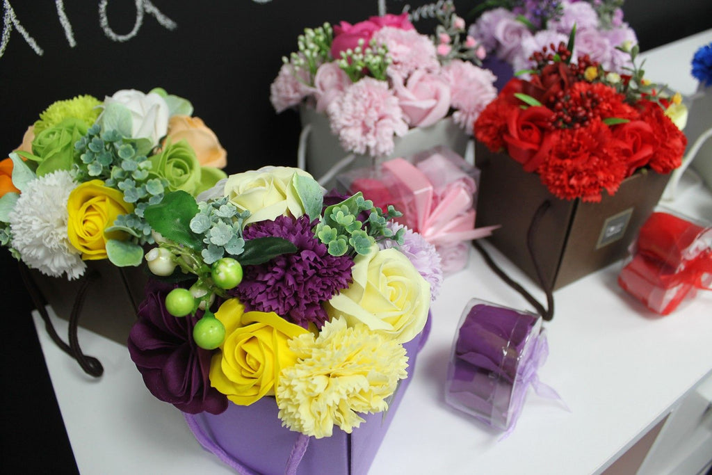 Luxury Soap Flower Bouquet of Spring Flowers for Baths