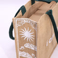 Hop Hare Jute Big Bag with I Am Bright Sun Design for Daily Use