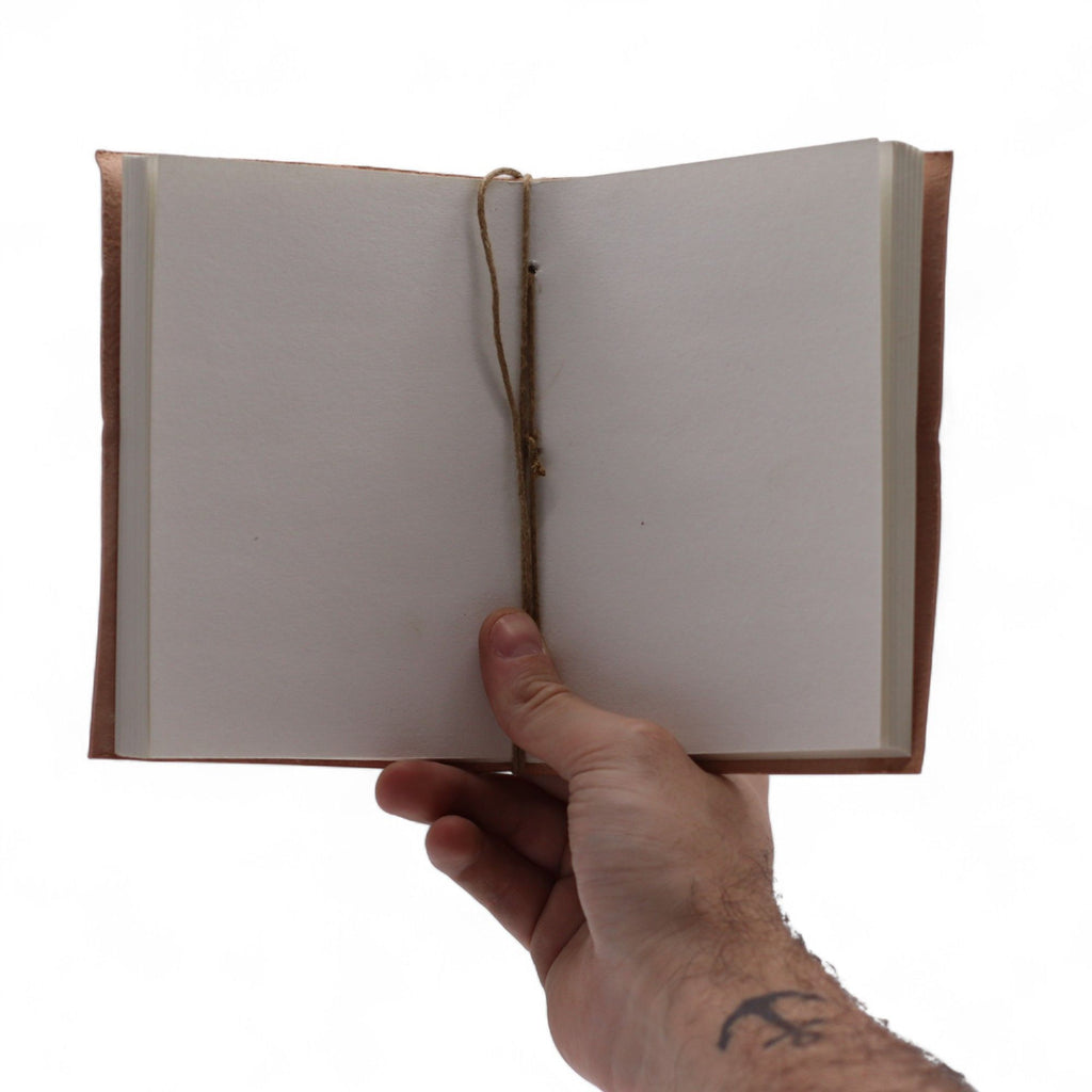 Assorted Leather Notebooks with Unique Embossed Designs