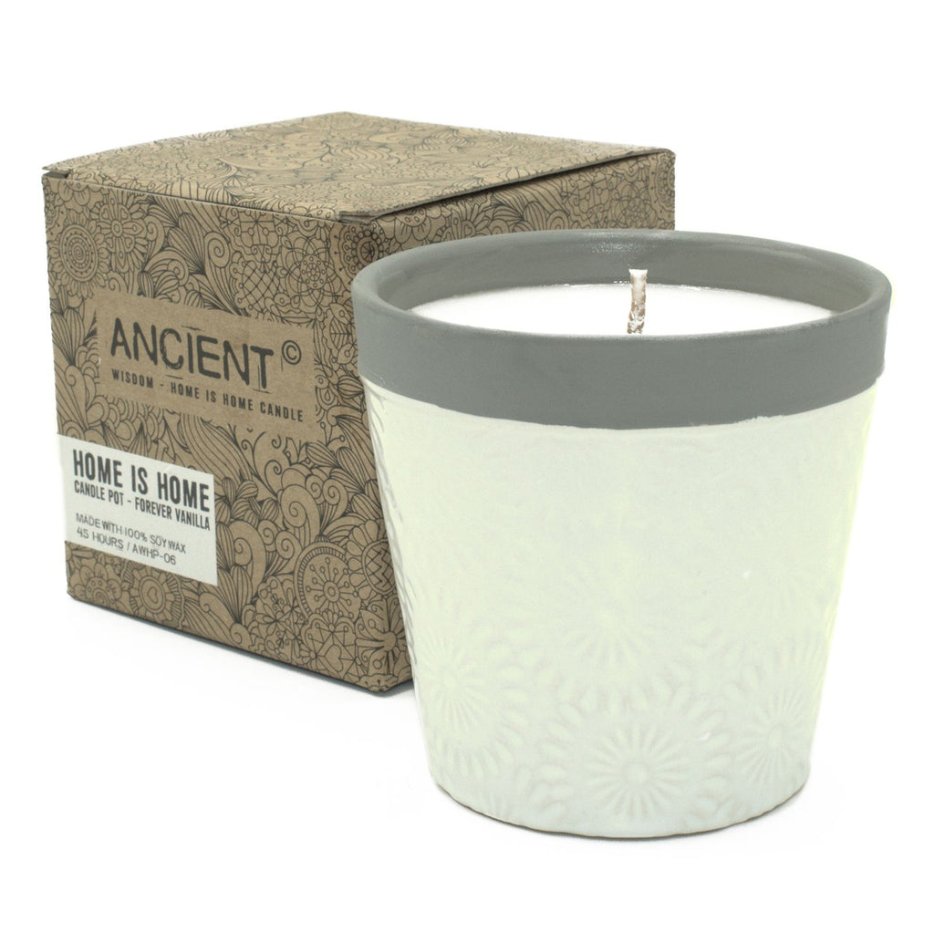 Home is Home Forever Vanilla Candle Pots for a Cozy Atmosphere