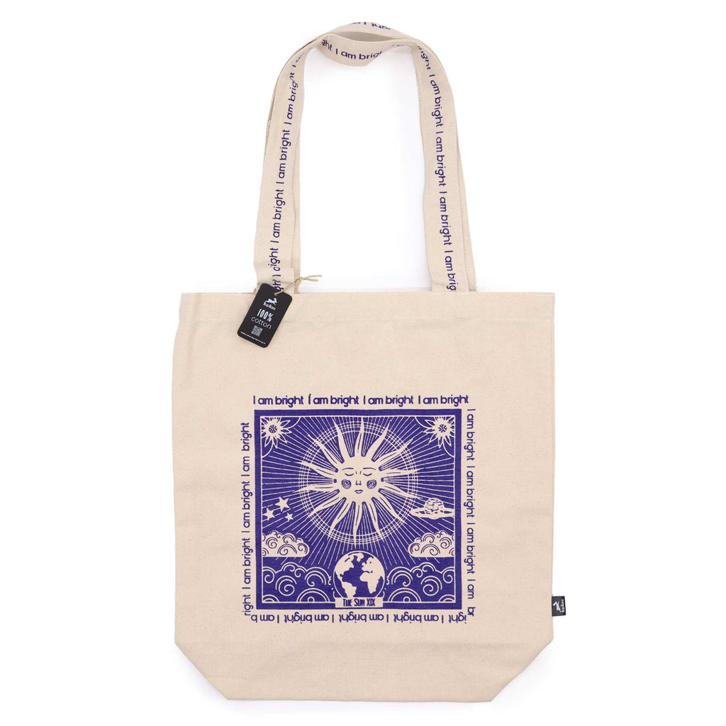 Hop Hare Tote Bag I Am Bright for Everyday Positivity and Style