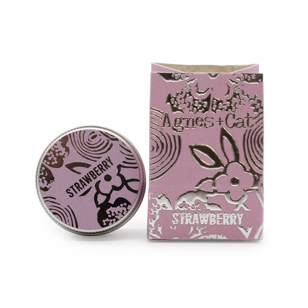 Strawberry Lip Balm for Nourished Lips Ideal Gift for Lovers