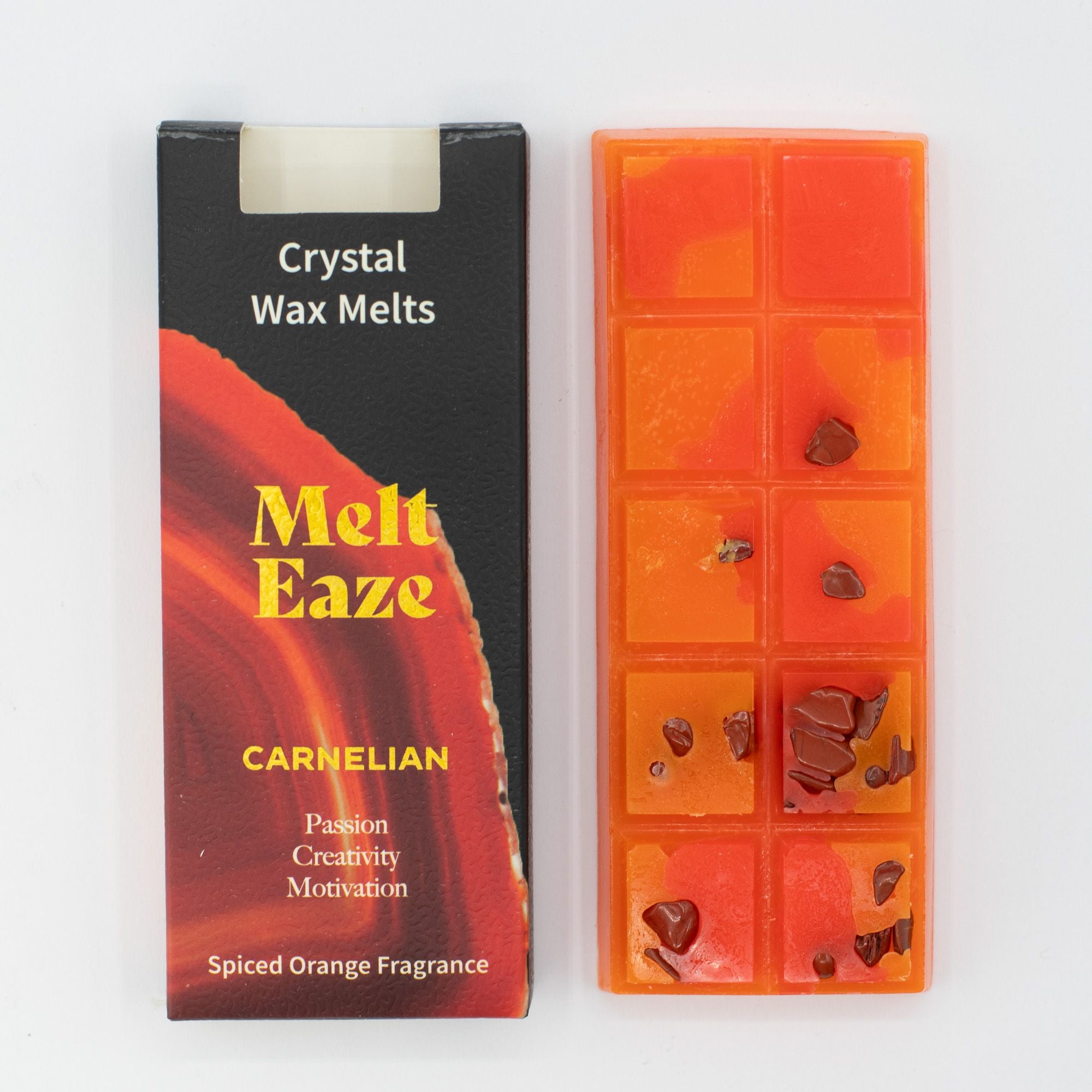 MeltEaze Wax Melts 50g Carnelian Fire with Spiced Orange Aroma