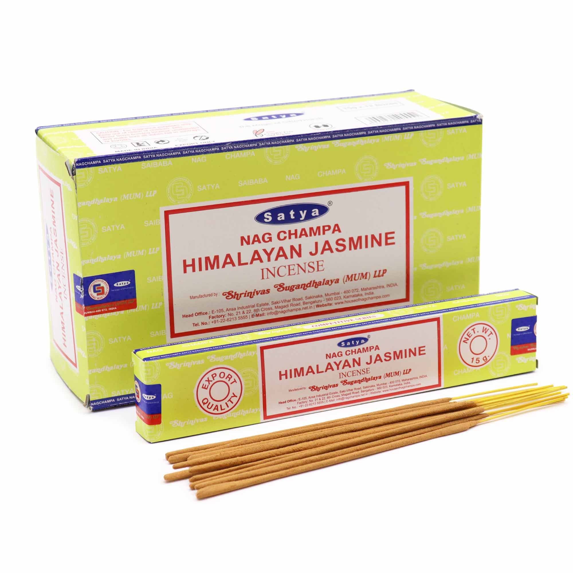Satya Incense Sticks 15g Himalayan Jasmine for Home Fragrance