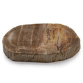 Unique Brown Petrified Wood Soap Dish for Stylish Bathroom Decor