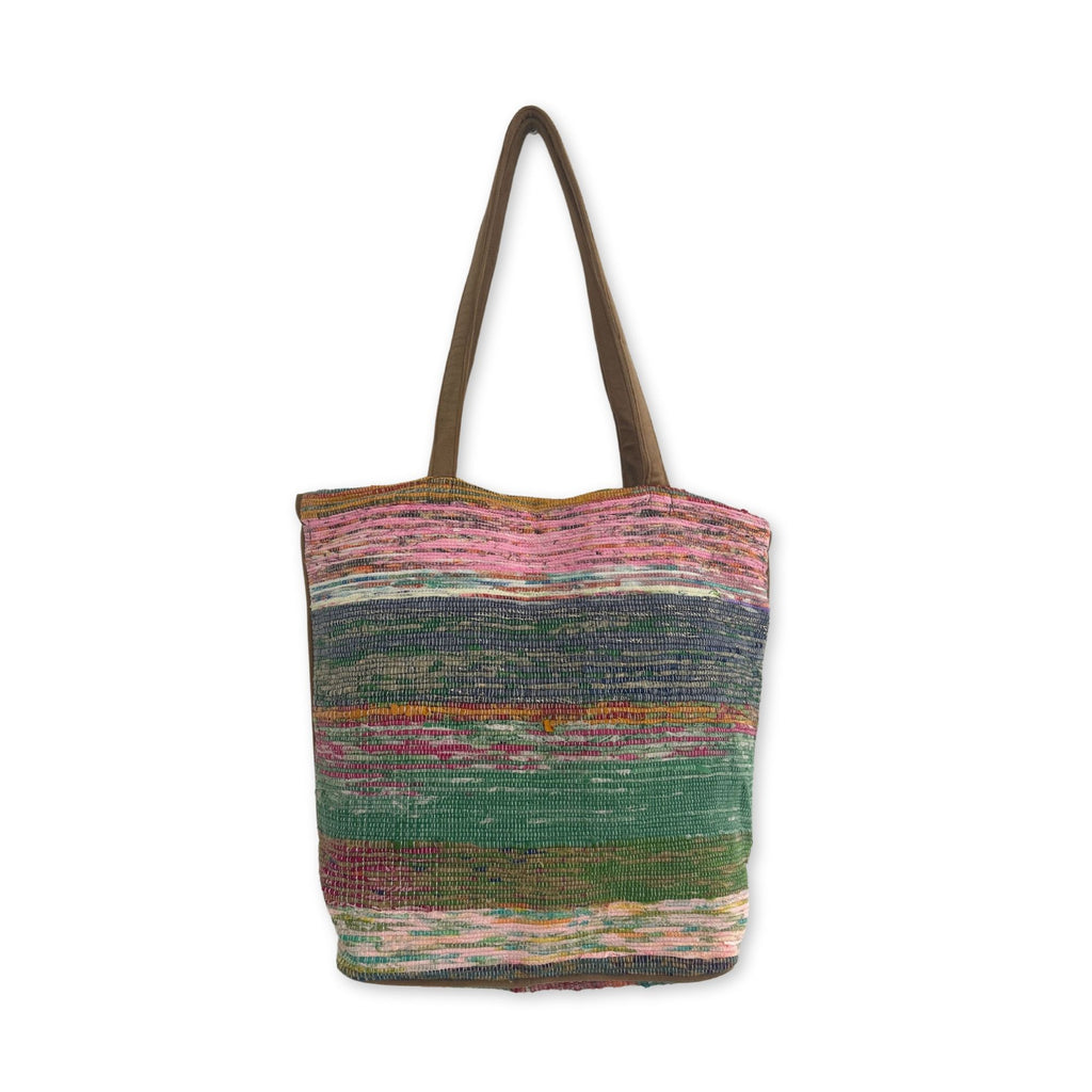 Recycled Big Rug Bag in Shades of Dusk for Stylish Storage