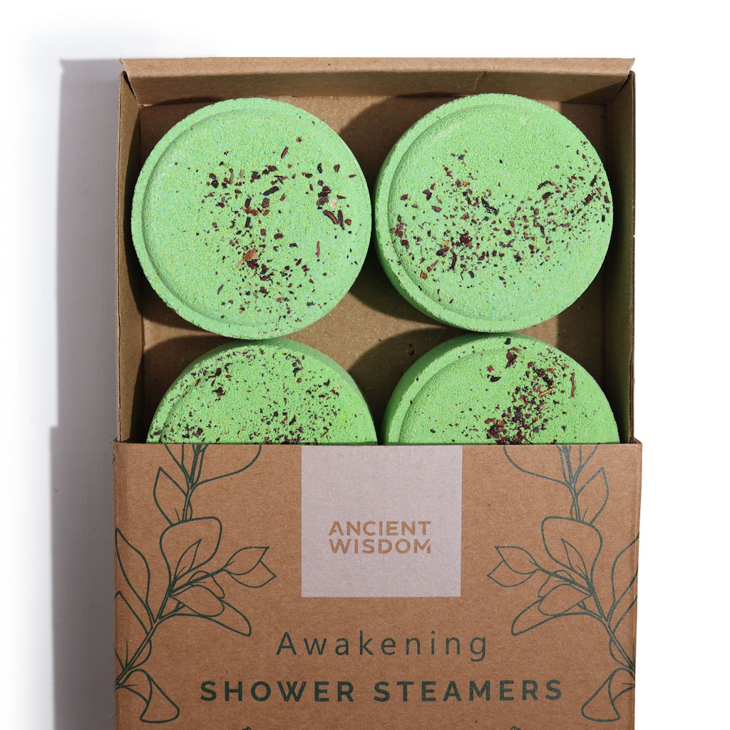 Zen Shower Steamers Wellness Gift Set Awakening with Essential Oils