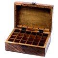 Mango Aromatherapy Box for 24 Essential Oil Bottles and Gifts