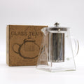 Glass Infuser Teapot in Tower Shape with 750ml Capacity