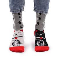 Agnes + Cat Hop Hare Bamboo Socks S/M - Lucky Catsâ