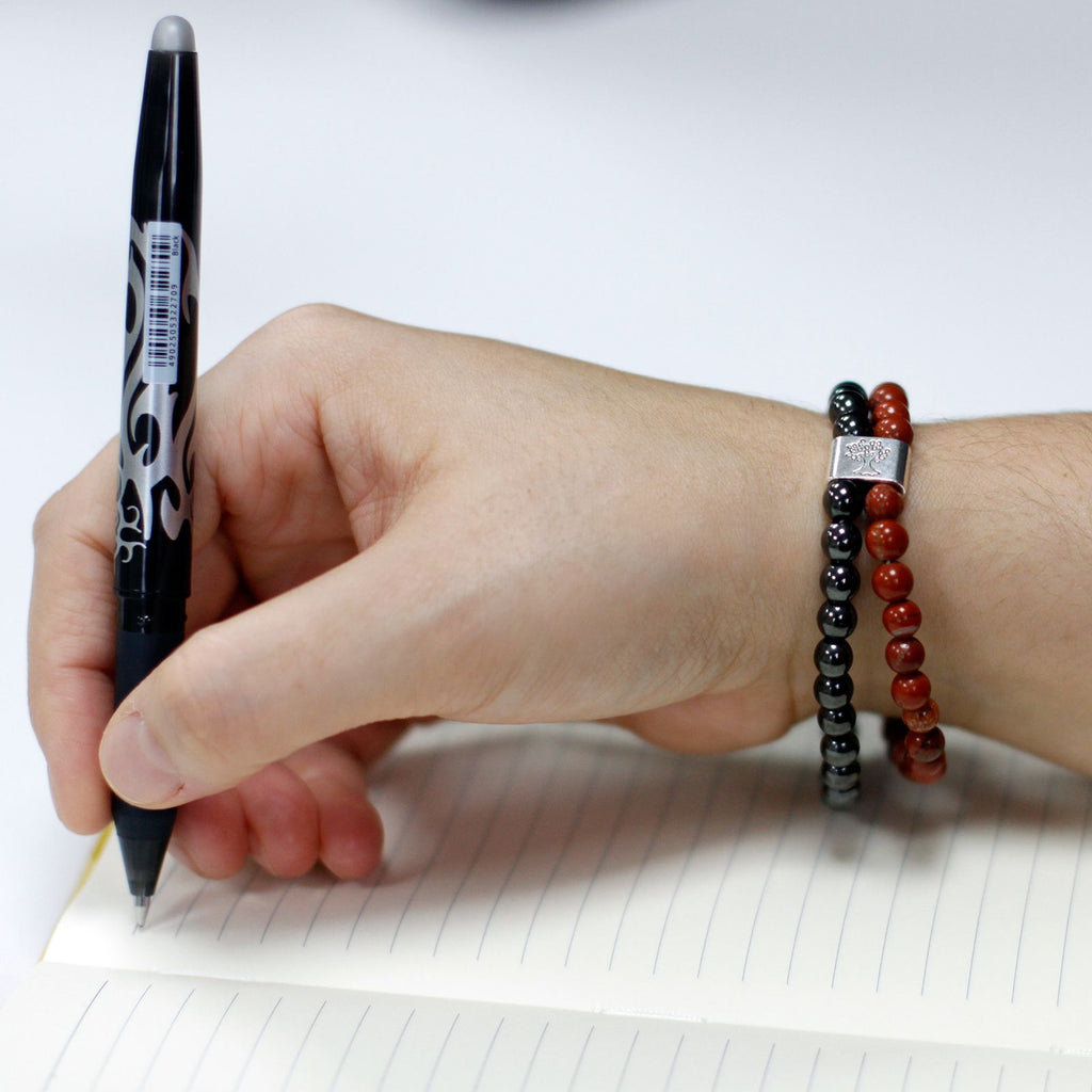 Magnetic Gemstone Bracelet in Redstone for Stylish Occasions