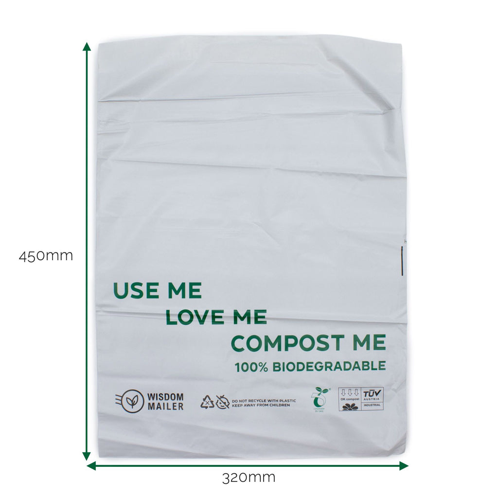 100% Biodegradable Mailer for Eco Friendly Shipping 320x450mm