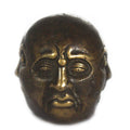 Fengshui Four Face Buddha 5cm Decorative Brass Ornament for Home