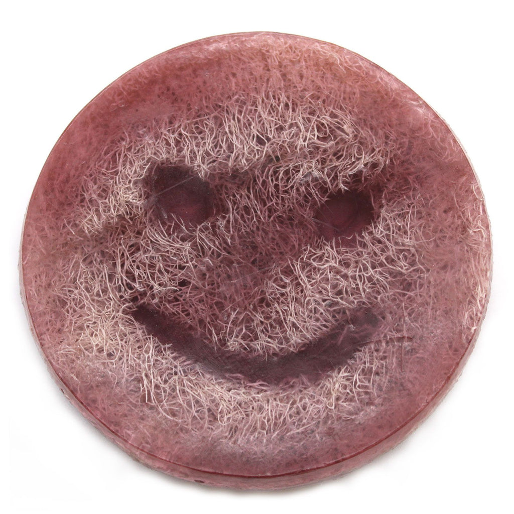 Happy Scrub Soap Purple Grape for Refreshing Daily Cleansing