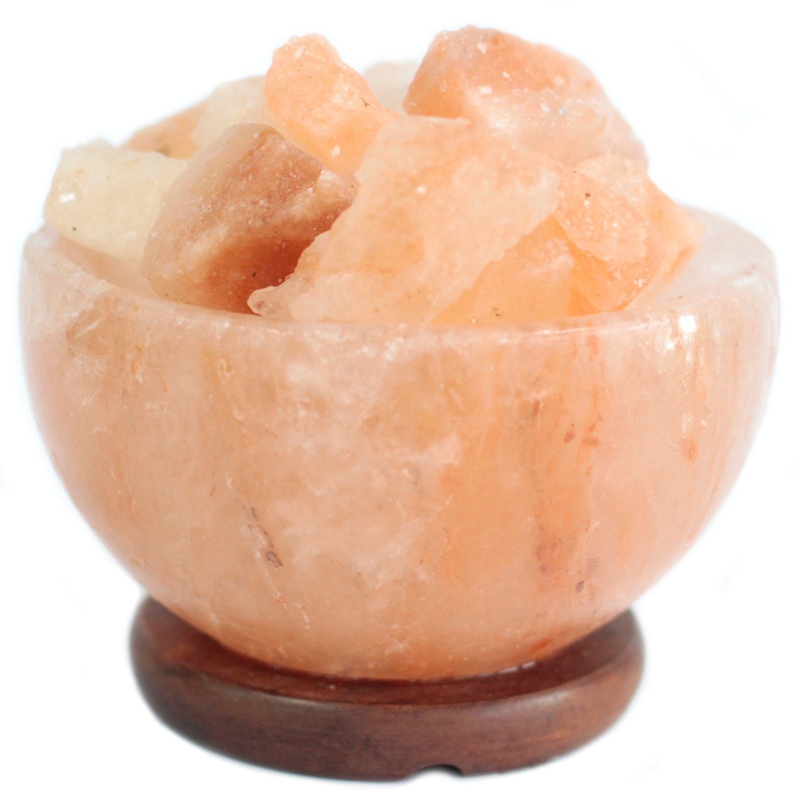 Himalayan Salt Fire Bowl and Chunks for Unique Home Decor Accent