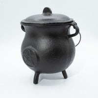 Extra Huge Cast Iron Cauldron with Pentagon 23x18cm (at least 4kg)