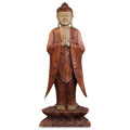 Standing Buddha Statue 1m Welcome for Home Decoration