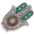 Green Small Hamsa Incense Holder with Iconic Design for Decor