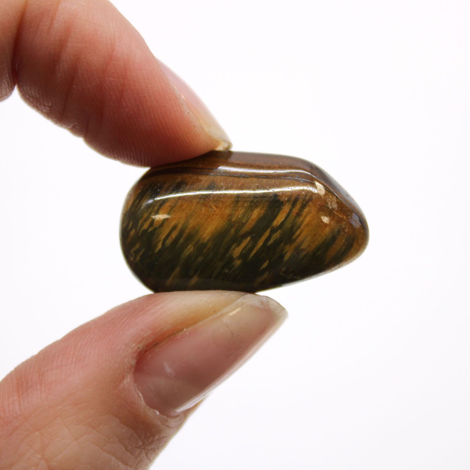 Small African Tumble Stones Varigated Tigers Eye for Good Luck