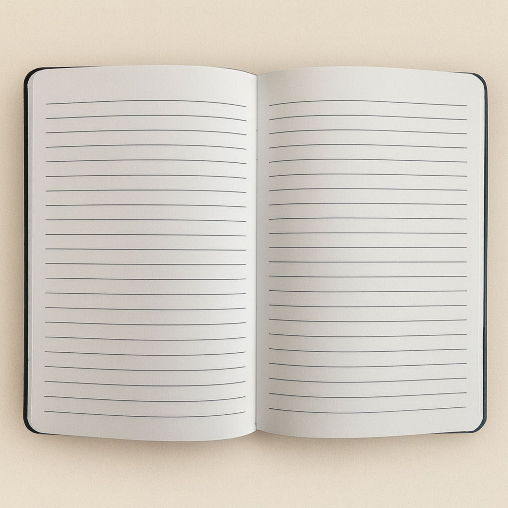 Dark Green Velvet Notebook with 80 Pages for Creative Writing