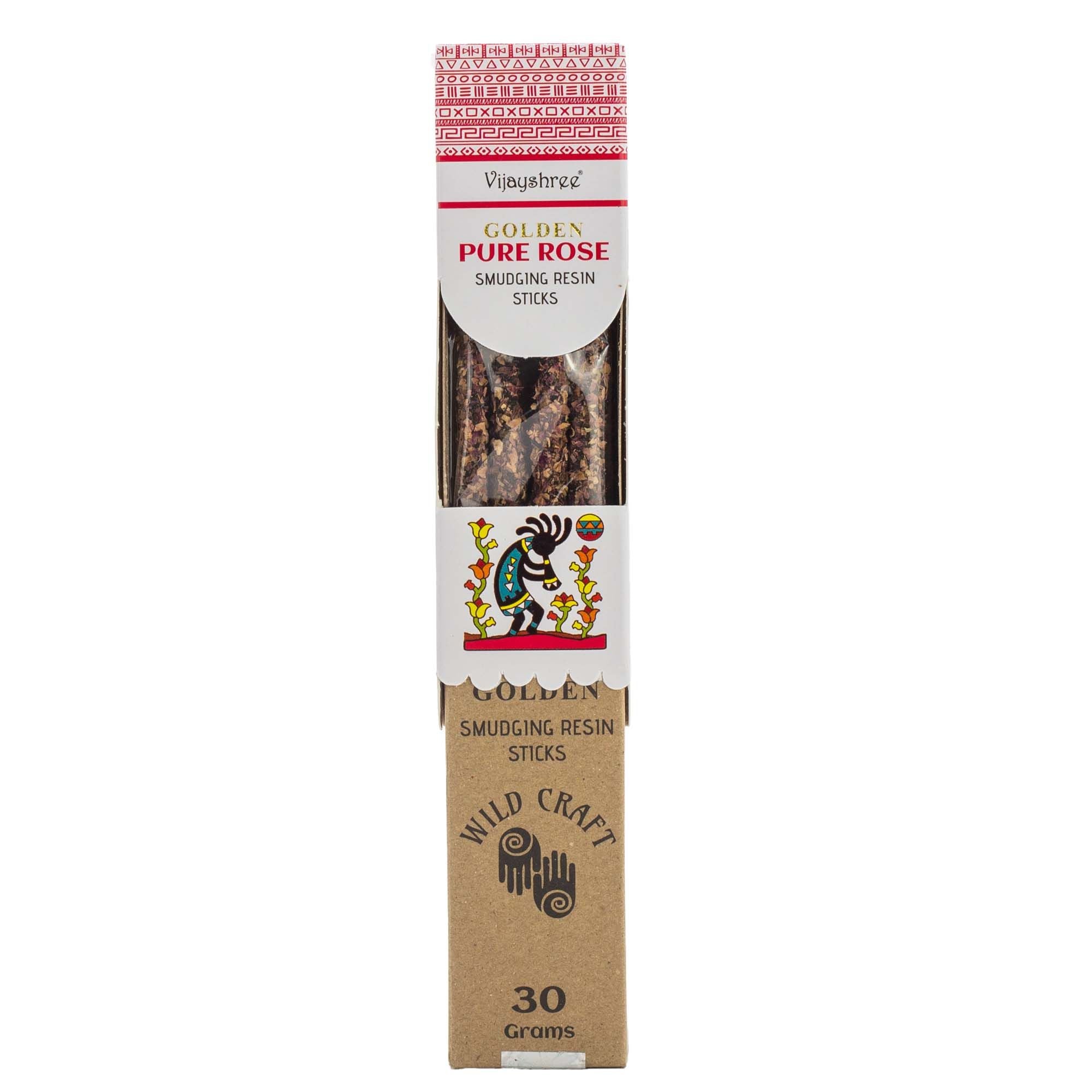 Golden Pure Rose Smudging Resin Sticks Pack of 30g for Aromatic Use