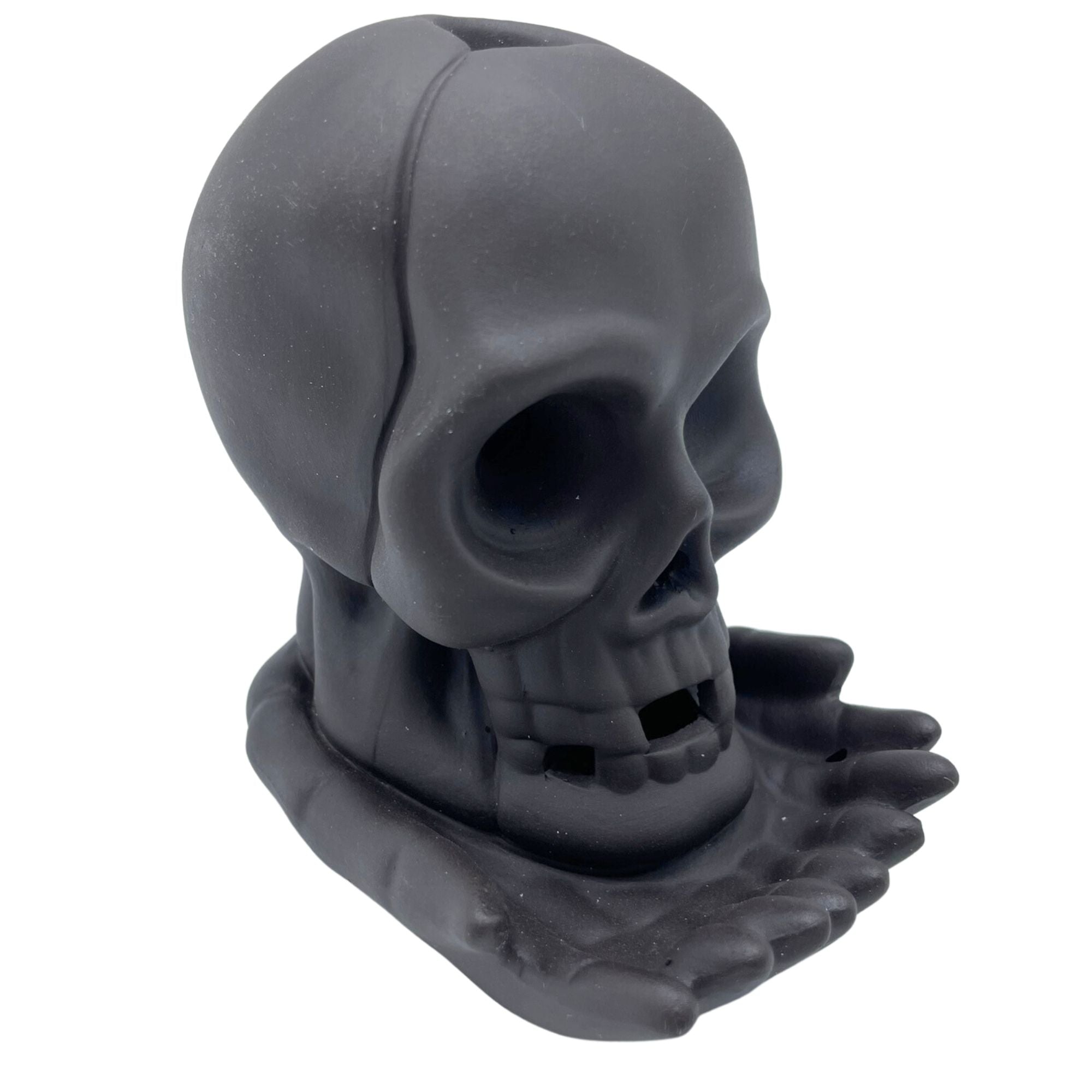Backflow Incense Burner Weeping Skull with Unique Light Feature