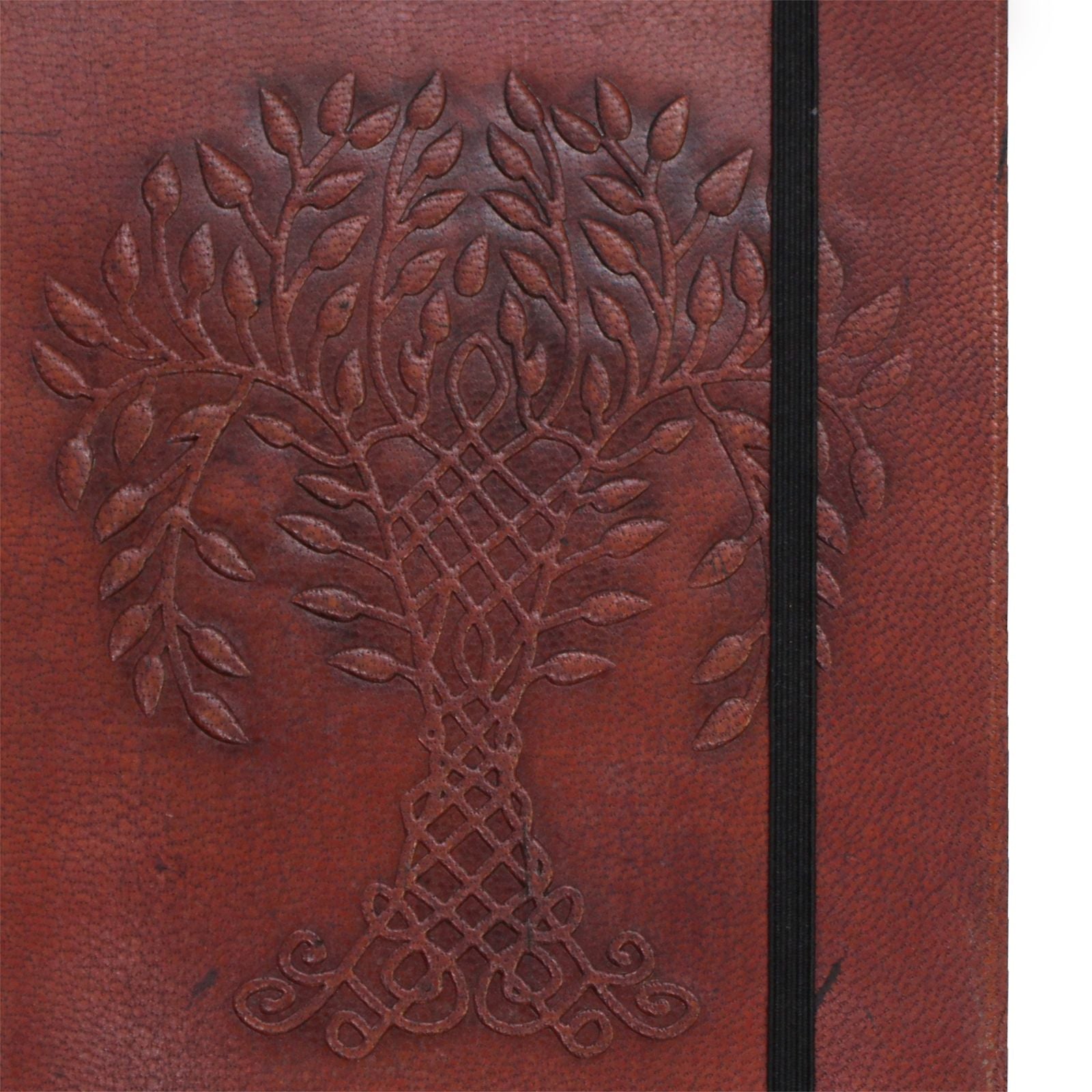 Small Tree of Life Design Notebook with Strap for Writing Notes