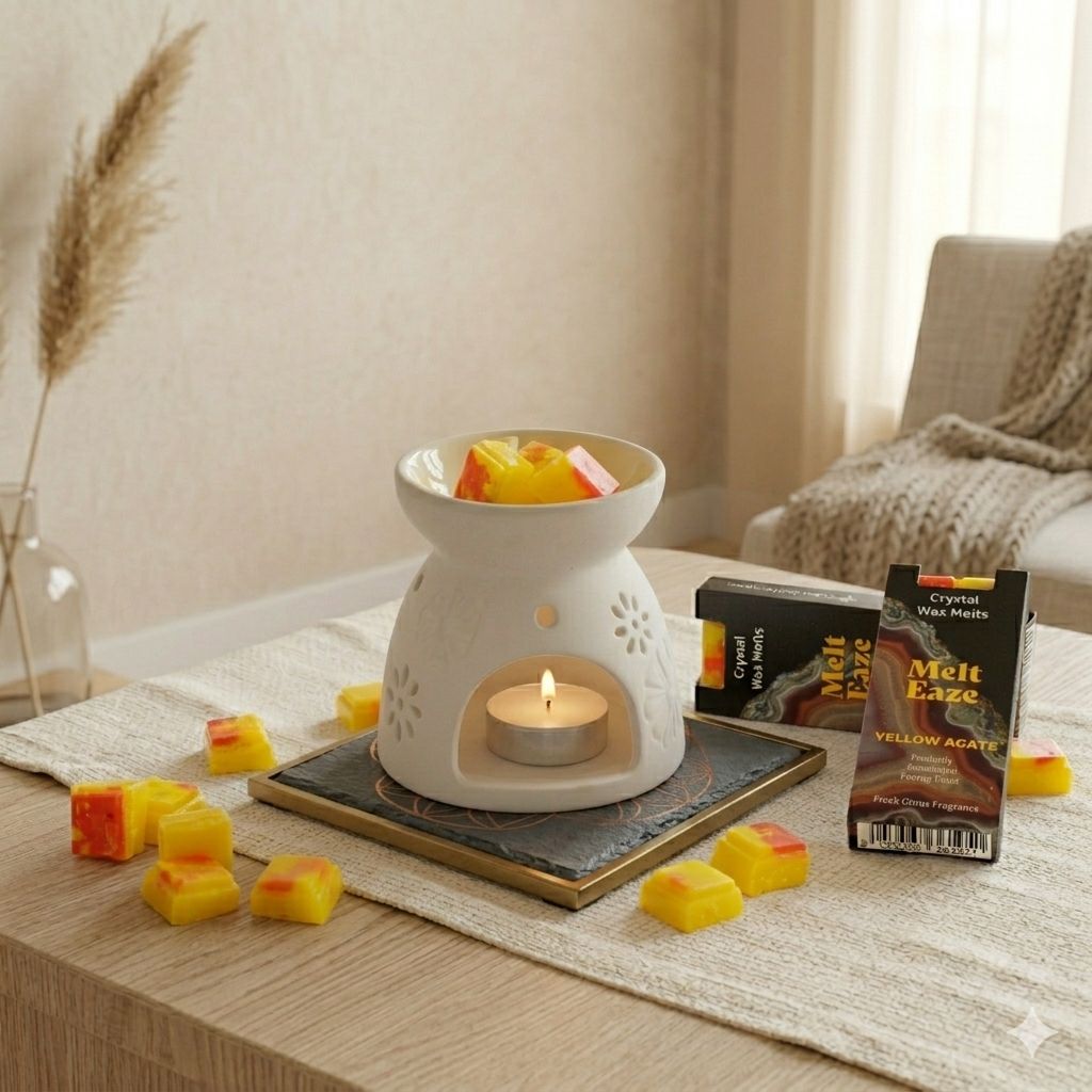 MeltEaze Wax Melts 50g Golden Glow Fresh Citrus Aroma for Home