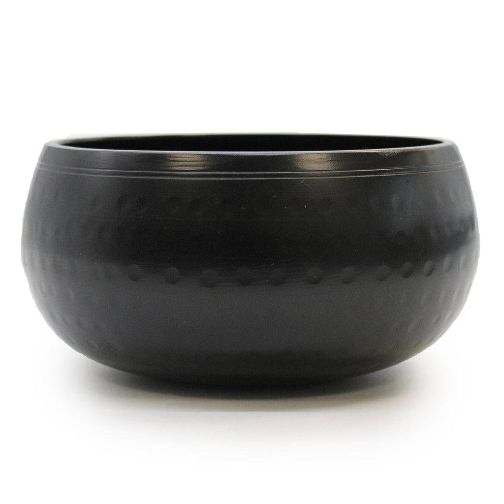 Medium Black Beaten Singing Bowl 15cm for Sound Practices