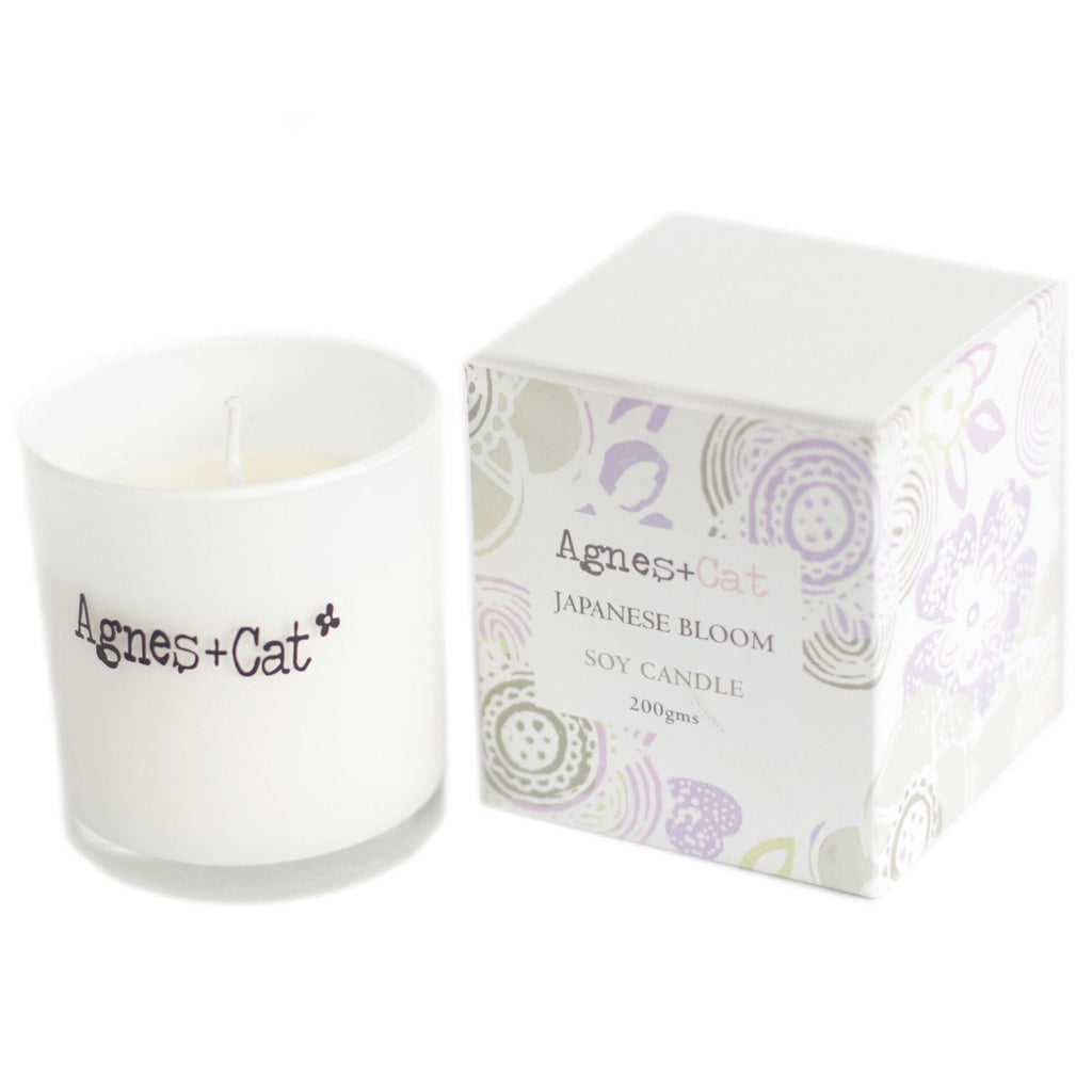 Agnes + Cat Votive Candle Japanese Bloom for Tranquil Spaces