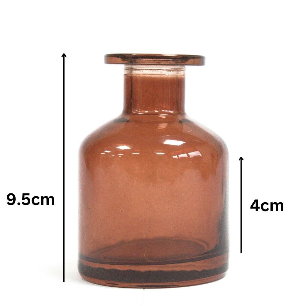 140 ml Round Alchemist Reed Diffuser Bottle in Brown Colour