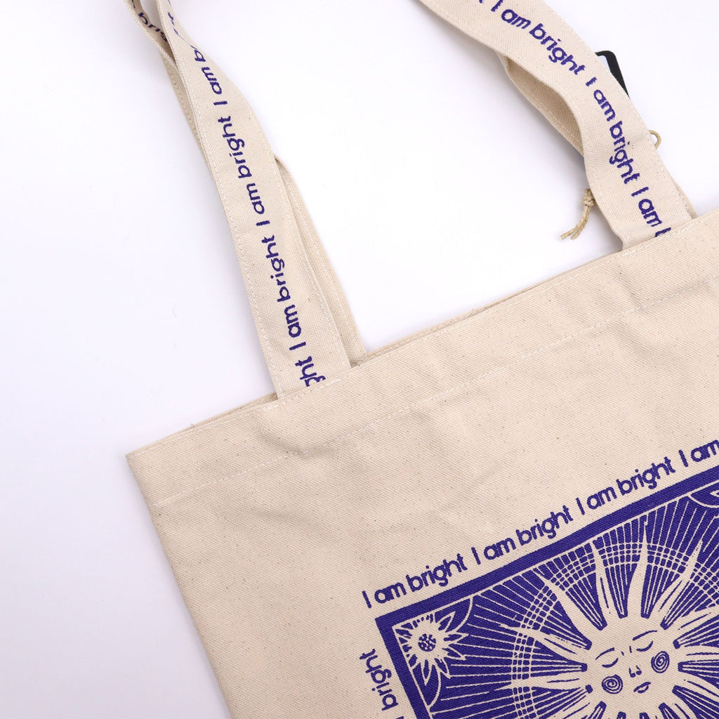 Hop Hare Tote Bag I Am Bright for Everyday Positivity and Style