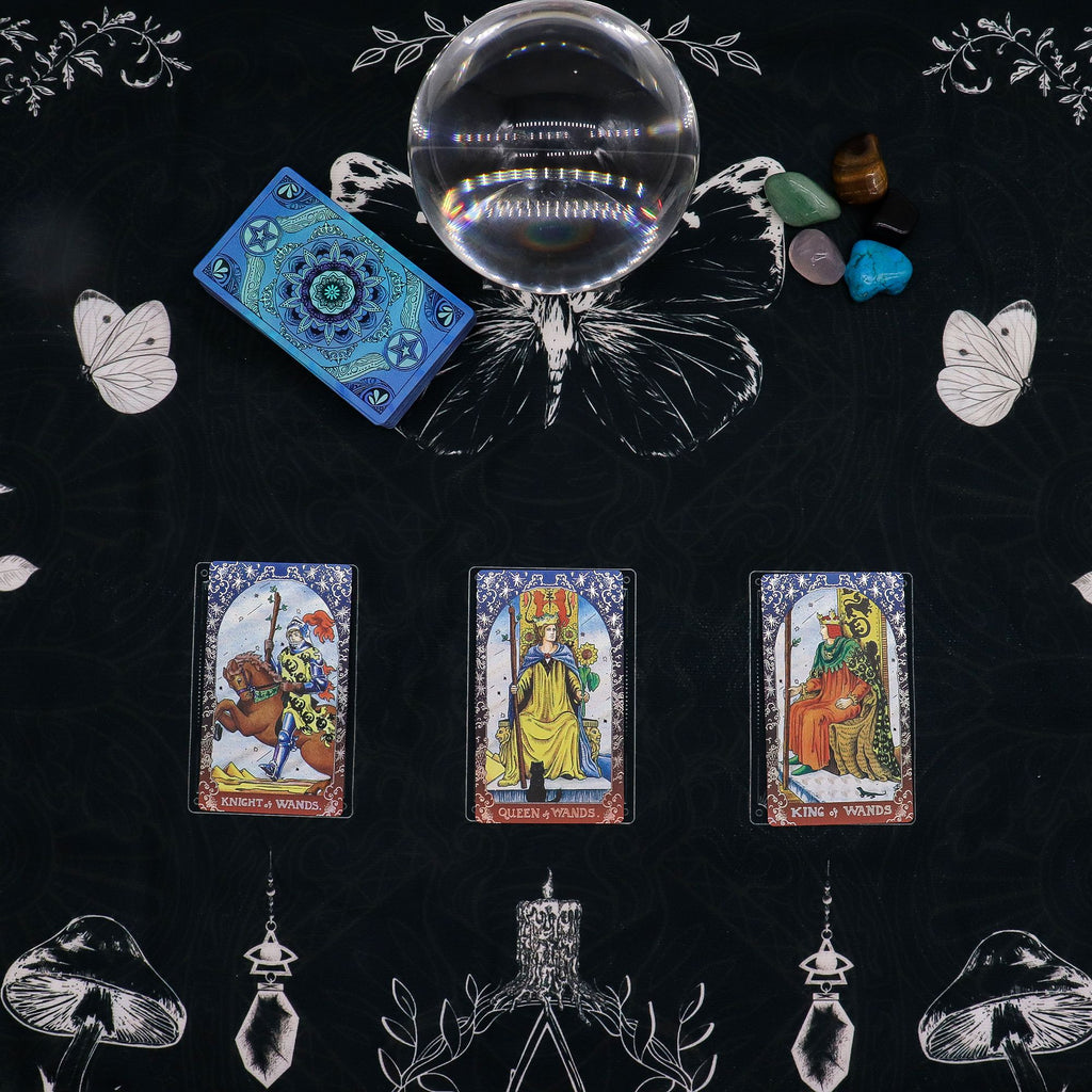 Ancient Witch Tarot Reading Cloth for Enchanting Rituals and Spells