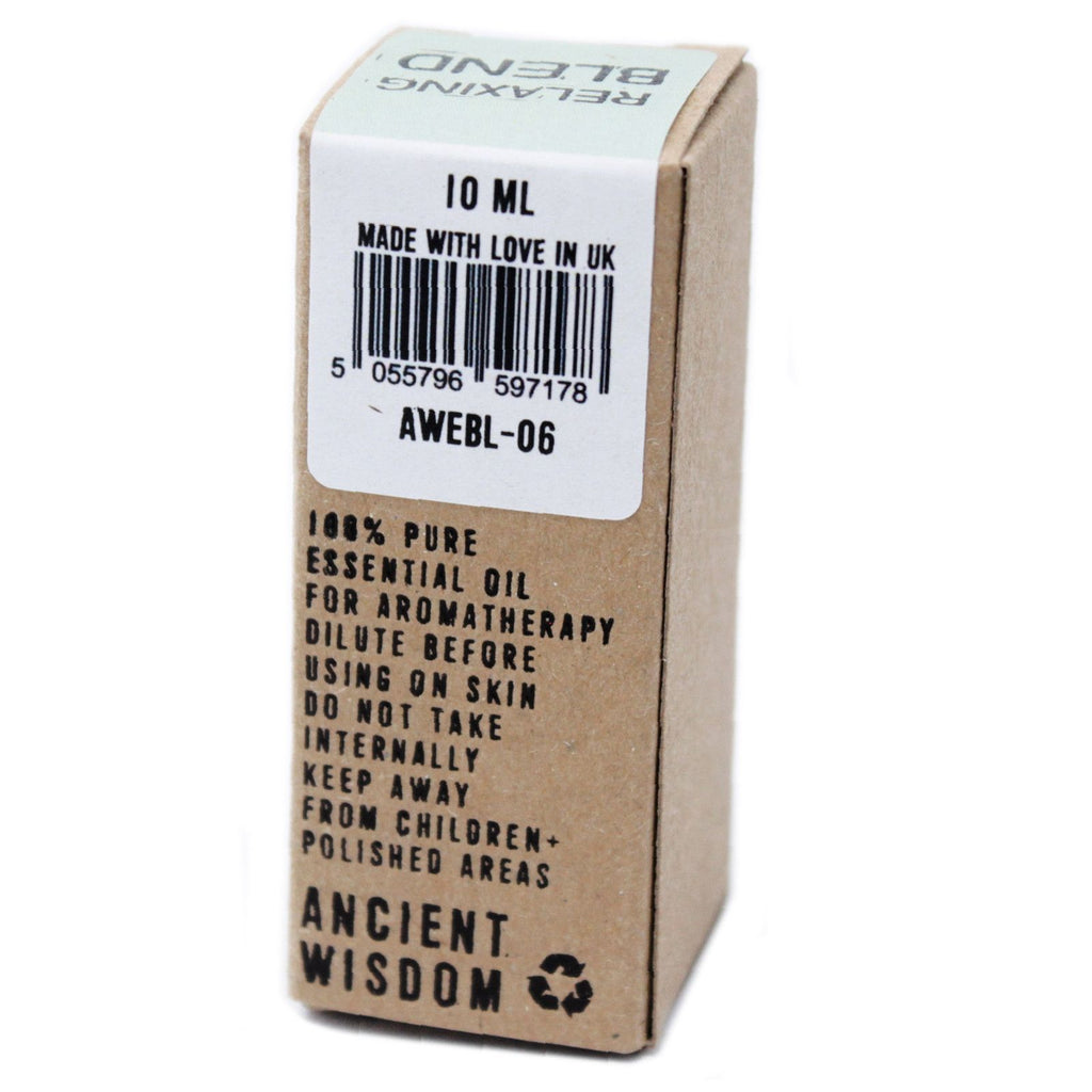 Relaxing Essential Oil Blend Boxed 10ml for Tranquil Calming Moments
