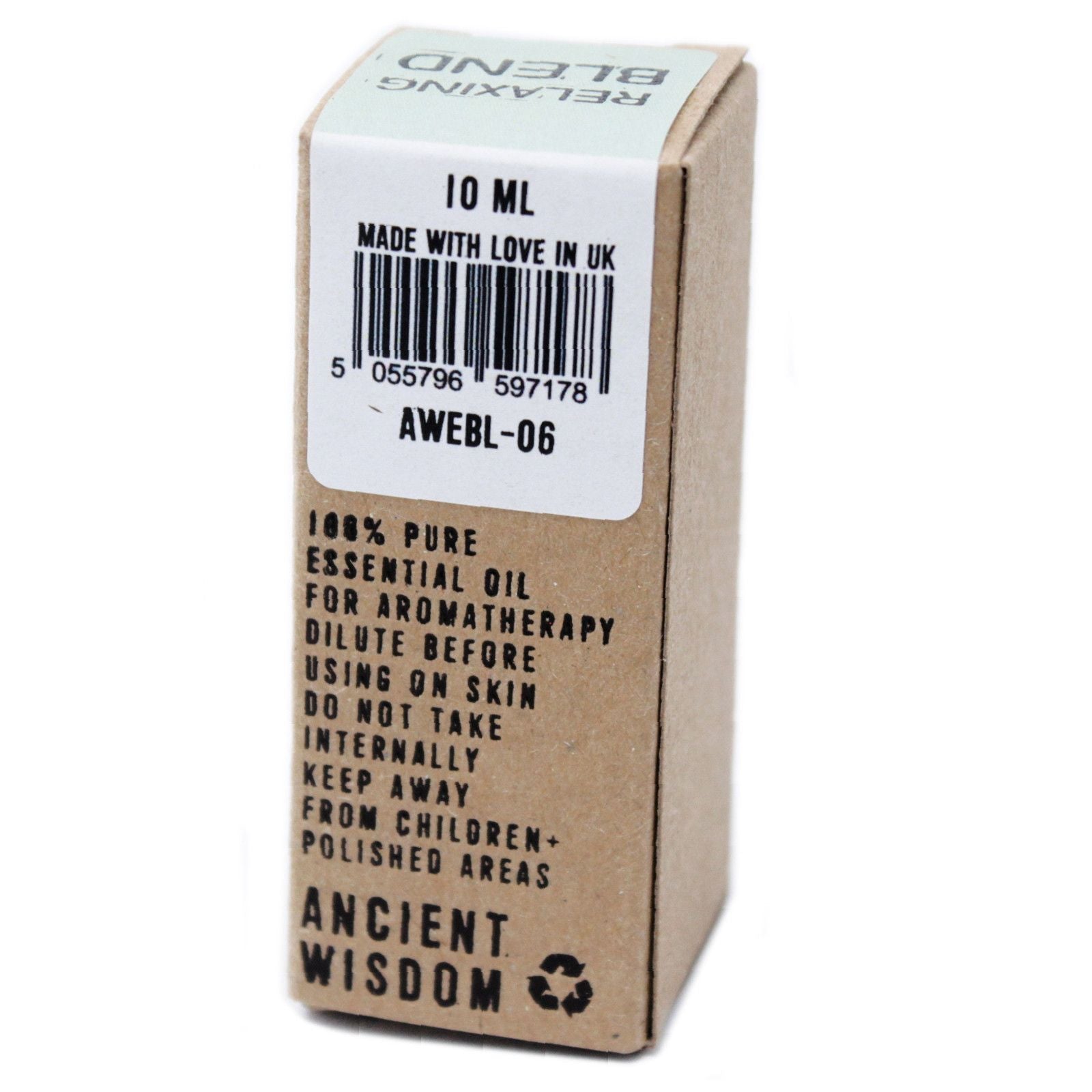 Relaxing Essential Oil Blend Boxed 10ml for Tranquil Calming Moments