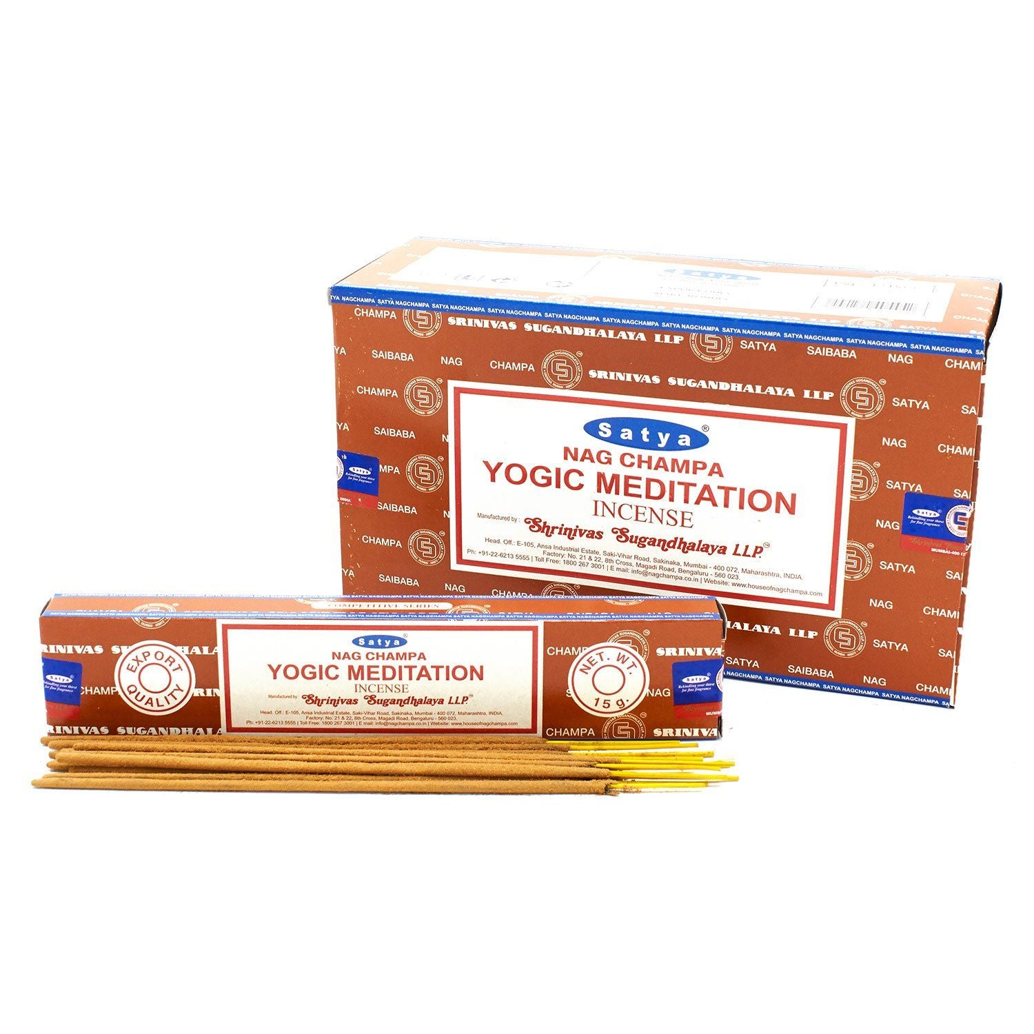 Satya Incense Sticks 15g for Yogic Meditation and Relaxation