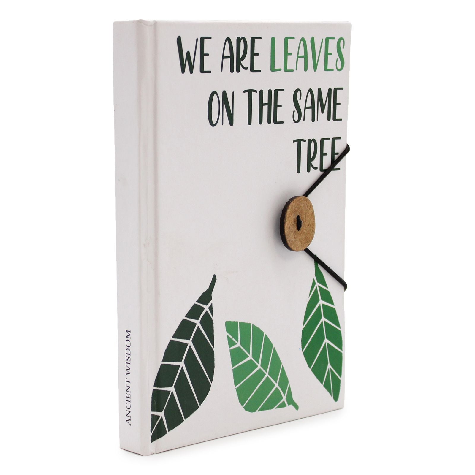 Leaves on the Same Tree Design Notebook with Secure Strap Closure